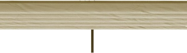 VivaGarden Copertura Pergola 4x3 m in Poliestere Traspirante Beige con 10 Fori di Drenaggio