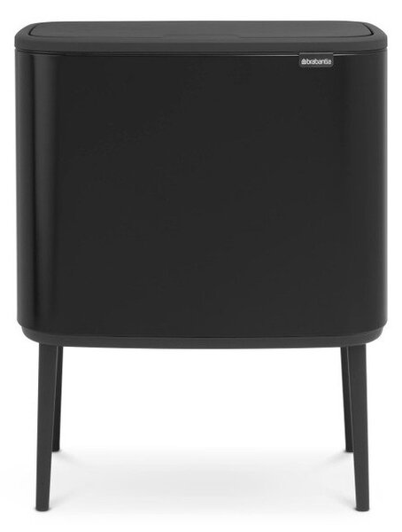 Cestino per la spazzatura in acciaio in nero opaco touch 36 l Bo Touch Bin – Brabantia