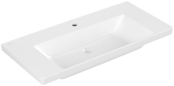 Villeroy & Boch Subway 3.0 lavabo à poser, 1 trou pour robinet, sans trop-plein, non rectifié, 1000x470mm, 4A70A201, 4A70A201