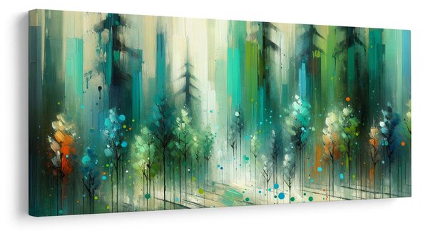 Quadro su tela – Mistero del boschetto verde