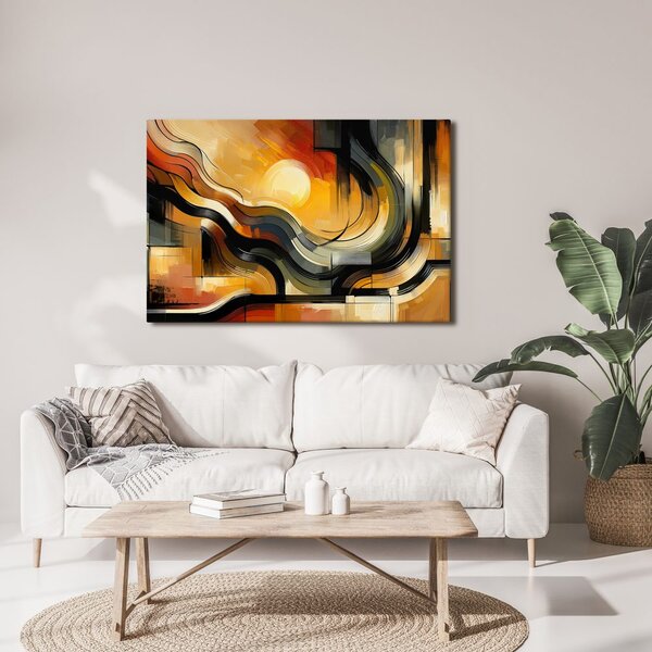 Quadro su tela – Armonia solare moderna