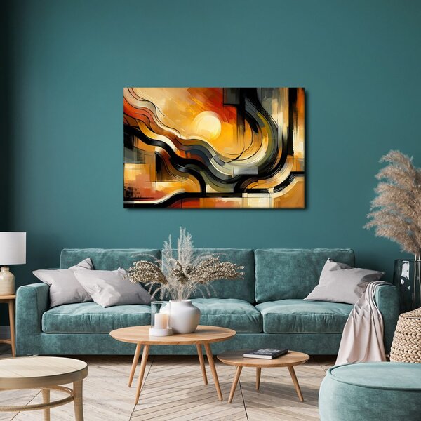 Quadro su tela – Armonia solare moderna