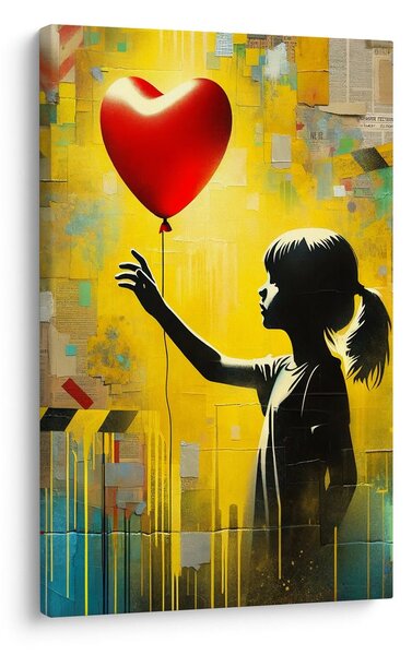 Quadro su tela – Mondo colorato dei sogni infantili