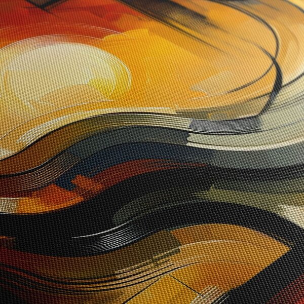 Quadri 5 pezzi – Tramonto astratto