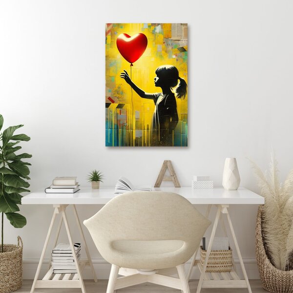 Quadro su tela – Mondo colorato dei sogni infantili