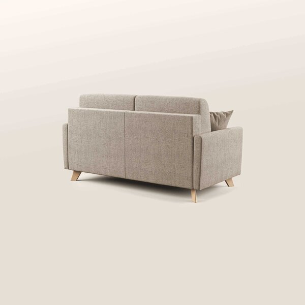 Edgar divano letto matrimoniale in tessuto felis impermeabile T03 beig