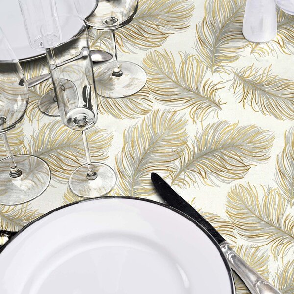 Tovaglia adatta per pulizia con panno umido 140x240 cm Plumina – douceur d'intérieur