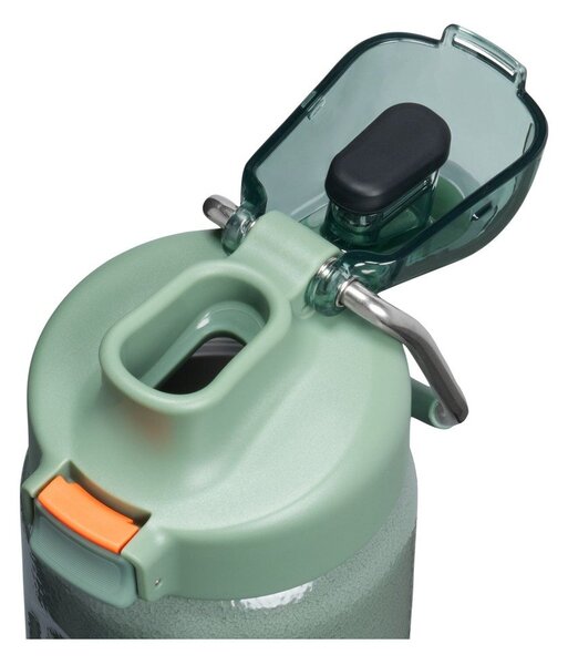 Bottiglia bottiglia da viaggio verde in acciaio inox 470 ml Wellspring Bottle Hammertone Green – Stanley