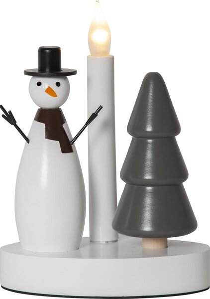Decorazione luminosa in bianco e nero con motivo natalizio Christmas Joy - Star Trading