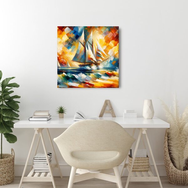 Quadro su tela – Viaggio marino colorato