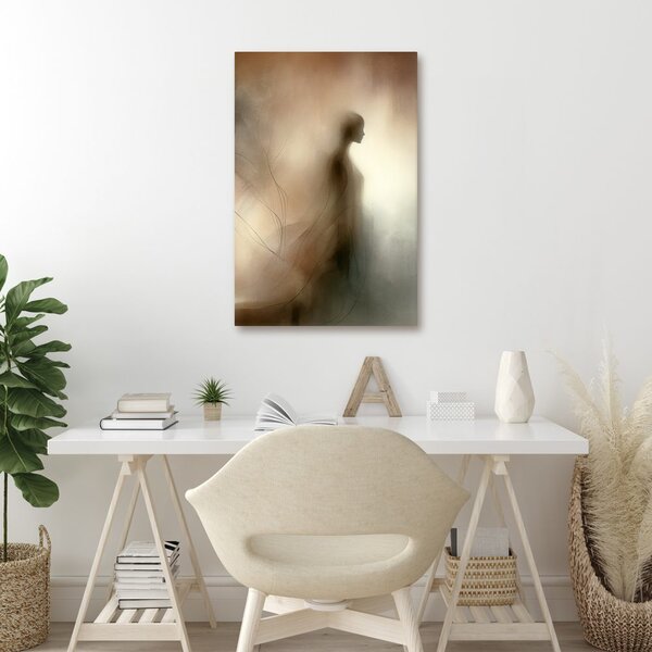 Quadro su tela – Figura eterea nella luce