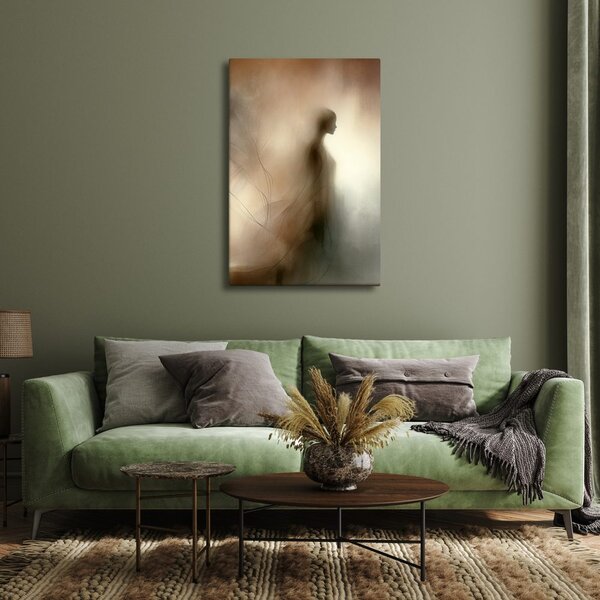 Quadro su tela – Figura eterea nella luce