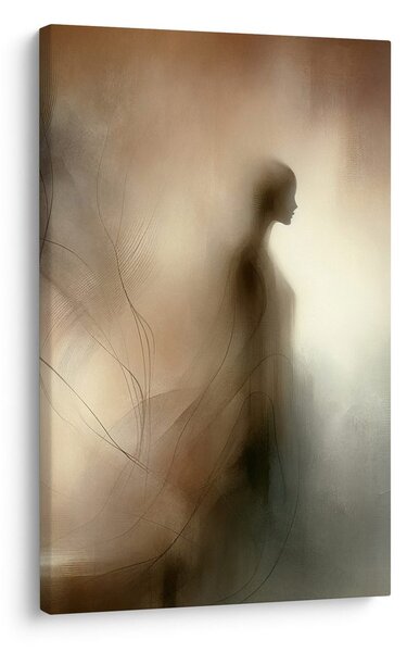 Quadro su tela – Figura eterea nella luce
