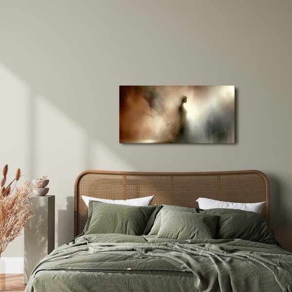 Quadro su tela – Donna onirica in marrone