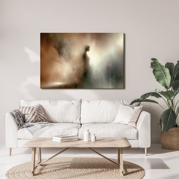Quadro su tela – Sagoma misteriosa nella nebbia