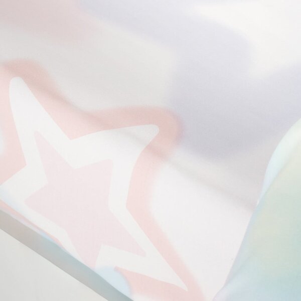 Lenzuolo con angoli per bambini bianco e rosa per letto matrimoniale 135x190 cm Ombre Stars – Catherine Lansfield