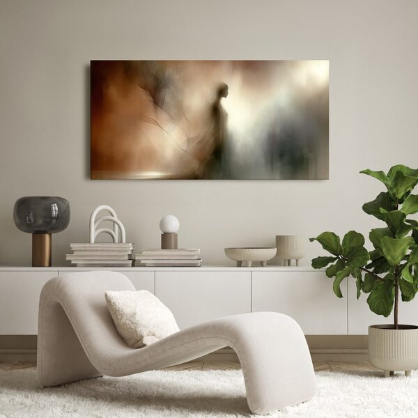 Quadro su tela – Donna onirica in marrone