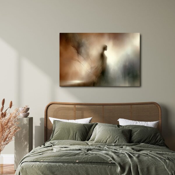Quadro su tela – Sagoma misteriosa nella nebbia