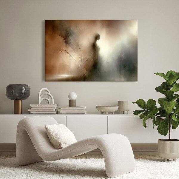 Quadro su tela – Sagoma misteriosa nella nebbia