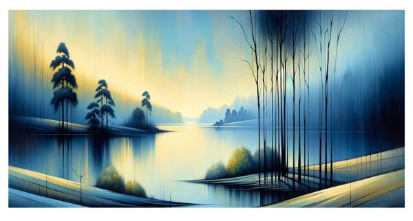Quadro su tela – Sguardo sognante sul paesaggio