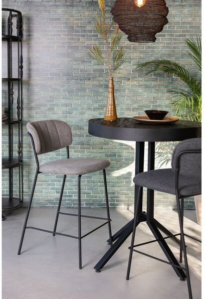 Sgabelli da bar grigi in set di 2 89 cm Jolien - White Label
