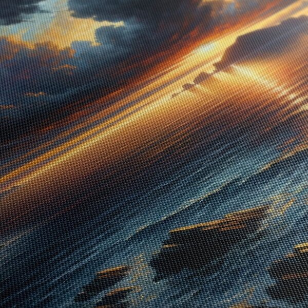 Quadro su tela – Nuvole tempestose sull'oceano