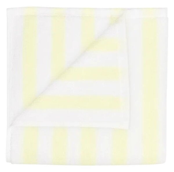 Set di asciugamani tipo terry giallo chiaro/bianchi in cotone organico 2 pz 30x50 cm Arto – Blomus