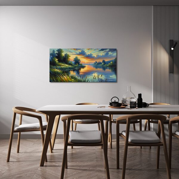 Quadro su tela – Calma superficie dell'acqua