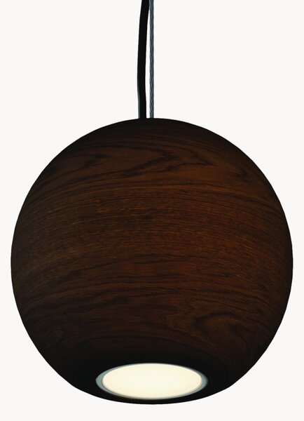 Lampada a sospensione piccola in legno di quercia Basic Texture