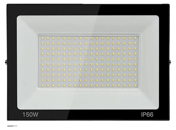 Proiettore, IP66 impermeabile, efficiente dal punto di vista energetico, 150W Nessun sensore di movimento, bianco caldo (2700-3500K)