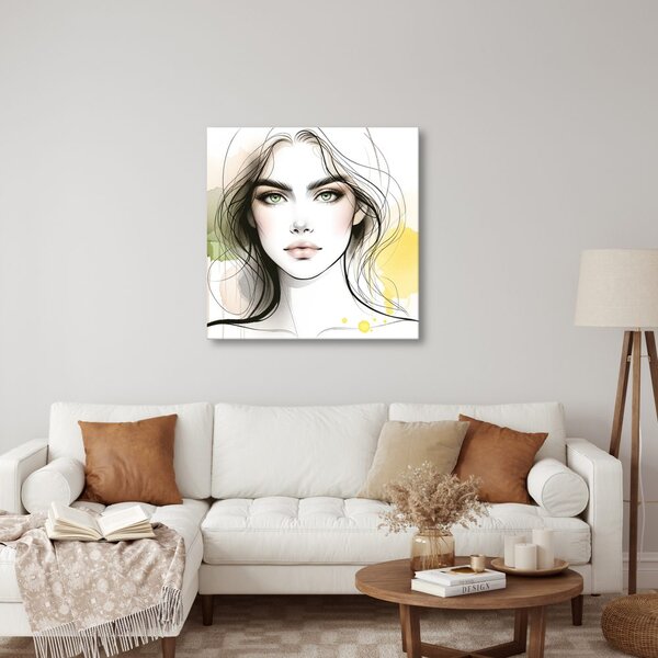 Quadro su tela – Bellezza femminile in sfumature