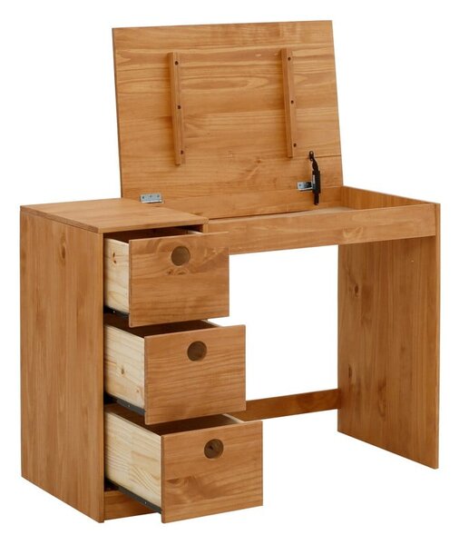 Scrivania in legno di pino 50x100 cm Alpi - Støraa