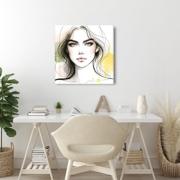 Quadro su tela – Bellezza femminile in sfumature