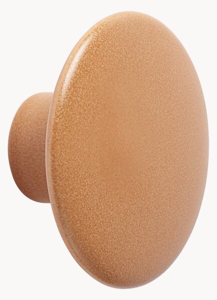 Gancio da parete in legno di quercia Dots, Ø 9 cm