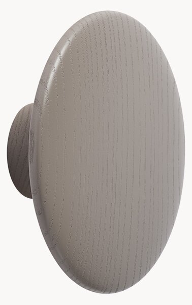 Gancio da parete in legno di quercia Dots, Ø 13 cm