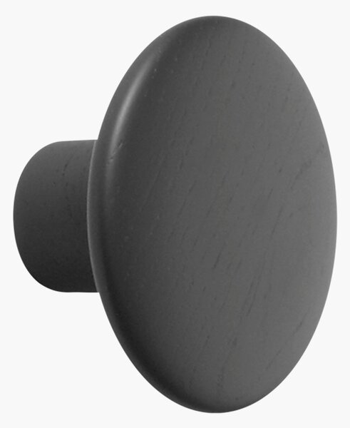 Gancio da parete in legno di quercia Dots, Ø 9 cm