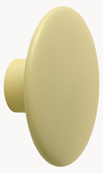 Gancio da parete in legno di quercia Dots, Ø 9 cm