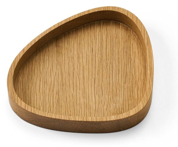 Scatola decorativa di colore naturale in legno 18x16x3 cm Curve M – LIND DNA