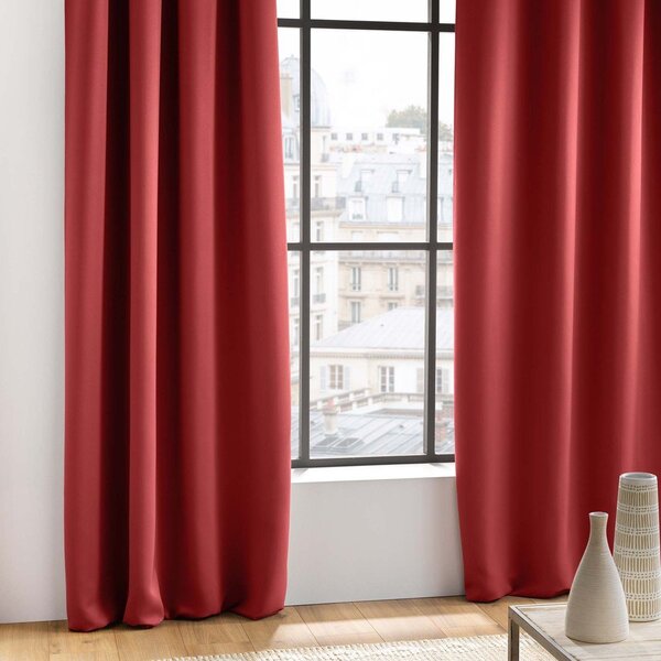 Tenda oscurante rossa 135x240 cm Occult – douceur d'intérieur