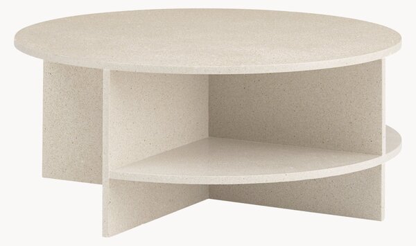 Tavolino rotondo in terrazzo Halves