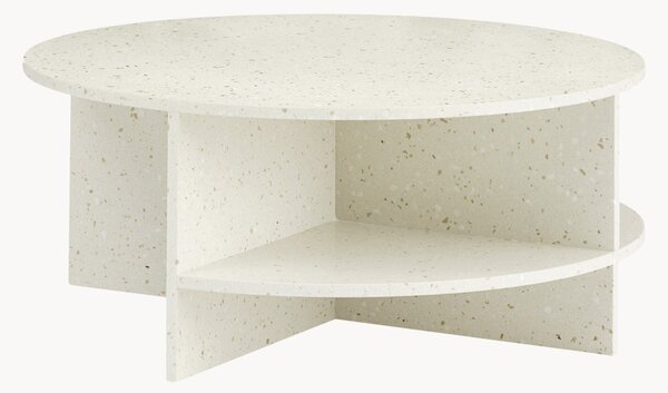 Tavolino rotondo in terrazzo Halves