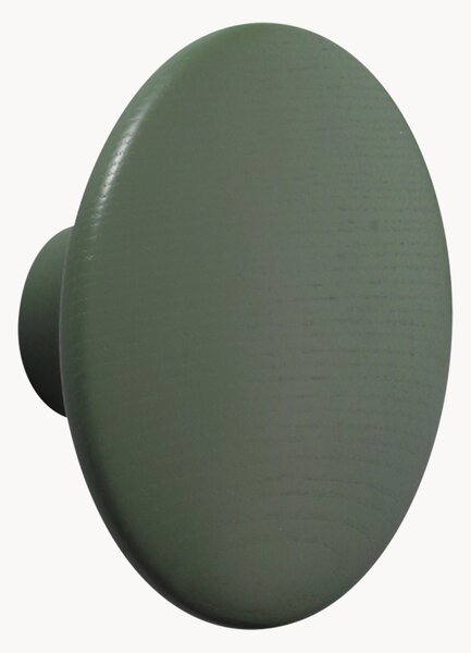 Gancio da parete in legno di quercia Dots, Ø 13 cm