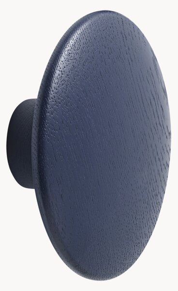 Gancio da parete in legno di quercia Dots, Ø 13 cm