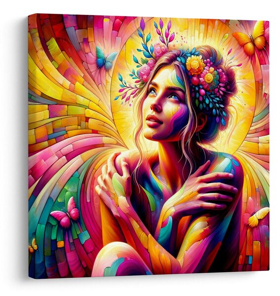 Quadro su tela – Arcobaleno armonia di colori