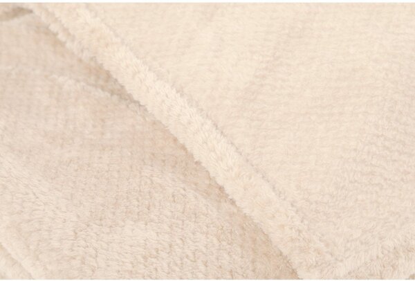 Coperta avorio in micropile 150x200 cm Pippa – Tiseco Home Studio