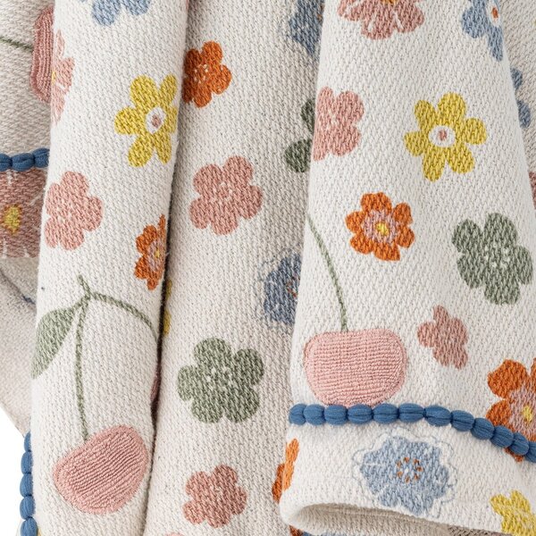 Coperta per bambini in cotone riciclato 130x160 cm Cherry – Bloomingville Mini
