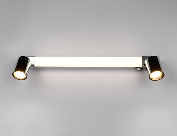 Lampada da parete LED color argento lucido Enrico – Trio