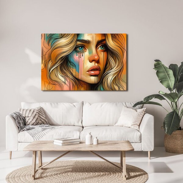 Quadro su tela – Ritratto moderno di donna