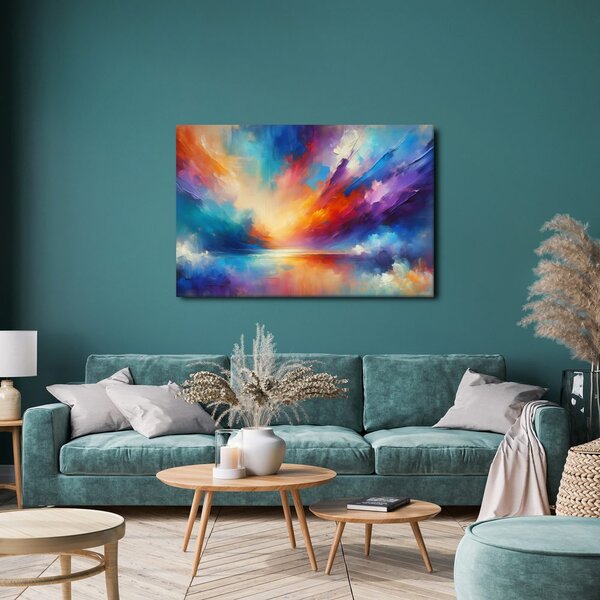 Quadro su tela – Sinfonia di colori cielo e acqua