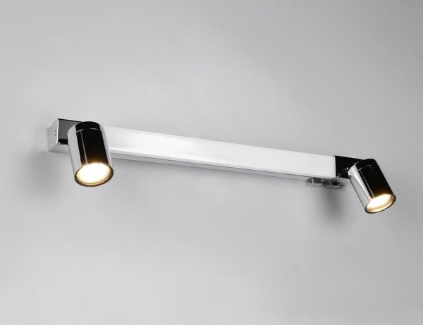 Lampada da parete LED color argento lucido Enrico – Trio